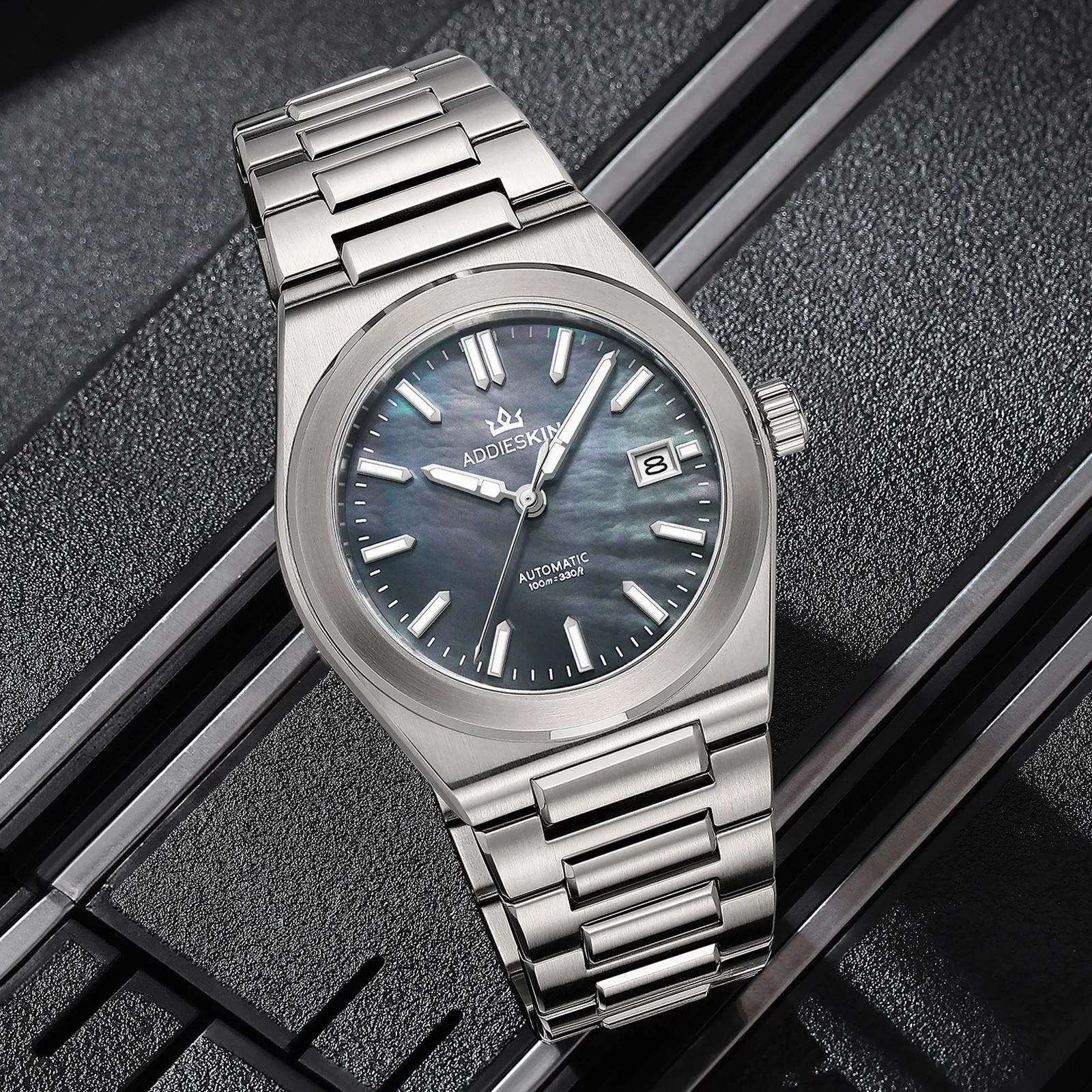 

AddiesKin Luxury Watch 9015 Mechanical Automatic Watch Sapphire 39mm Ultra-thin Men Wristwatch 100m Waterproof Luminous