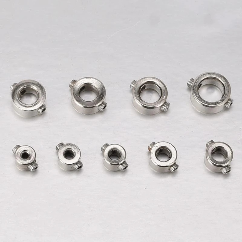 652F 9Pcs Drill Bit Stop Collar Set Stop Bit Collar Set Drill Tool with Wrenches Drill Bit Depth Stop Drilling Limit Rings