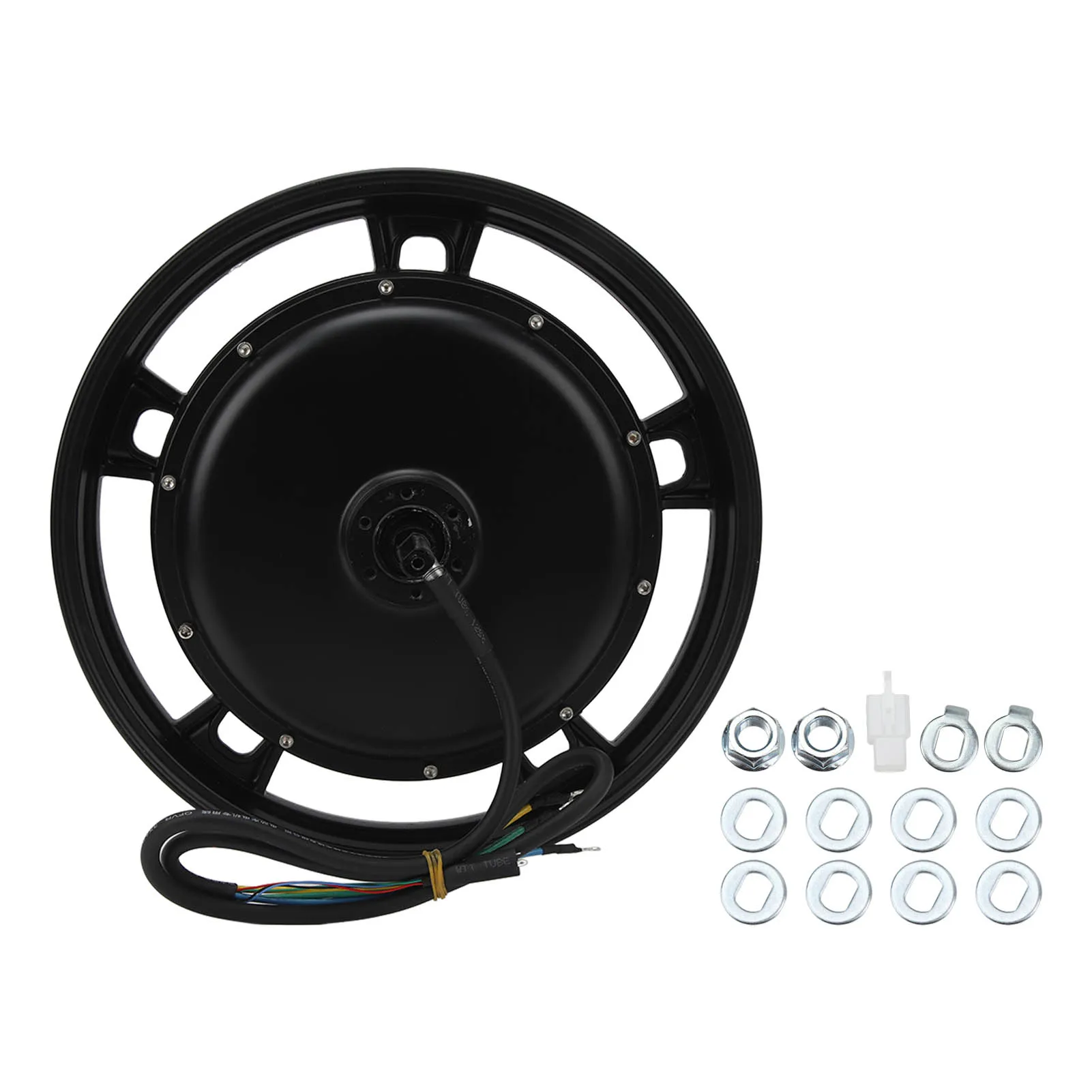 16 Inch 48v-120v 500w-4000w Hub Motor Rear Drive BLDC Electric Bike Motor Disc Brake Electric Scooter Hub Motor