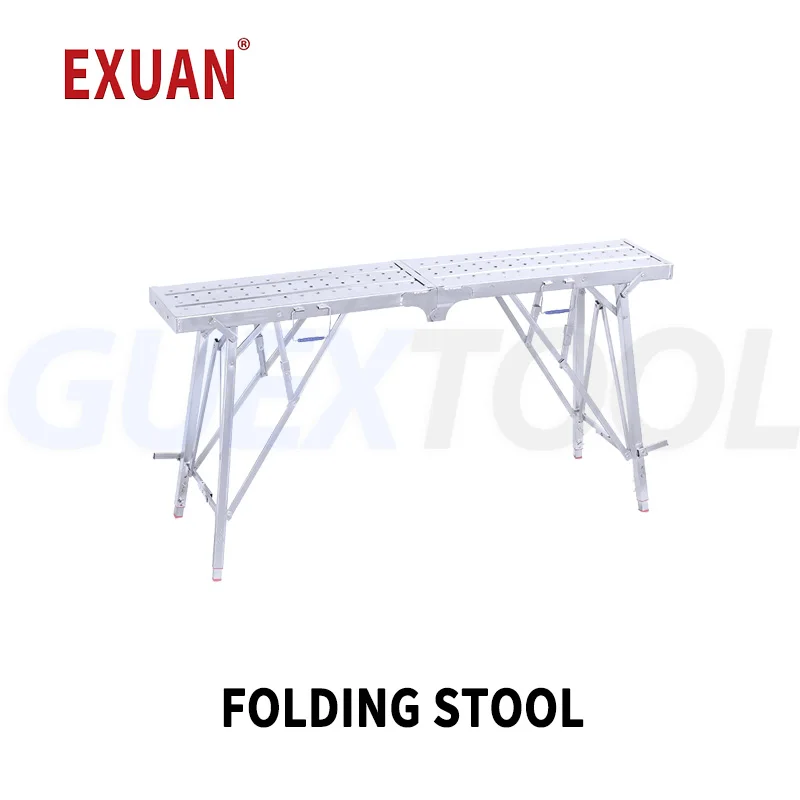 Folding Stool Lifting And Thickening Scaffolding Folding Horse Stool Raising Folding Workbench Anti Slip Reinforced Folding Stoo