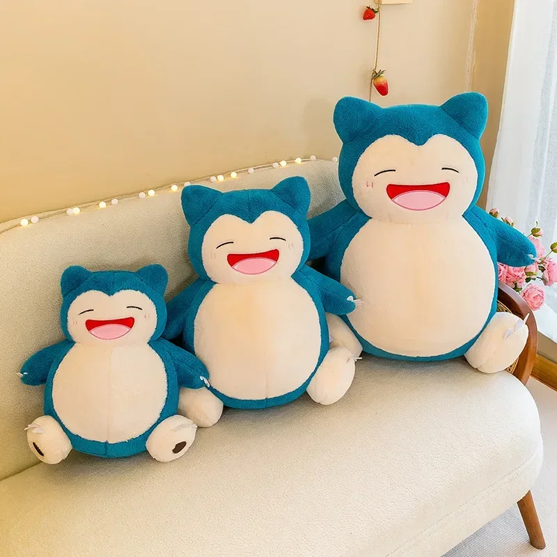 45cm Pokemon Cartoon Snorlax Plush Toy Anime Movie Pocket Monster New Rare Soft Stuffed Doll For Boys Girls Birthday Gifts