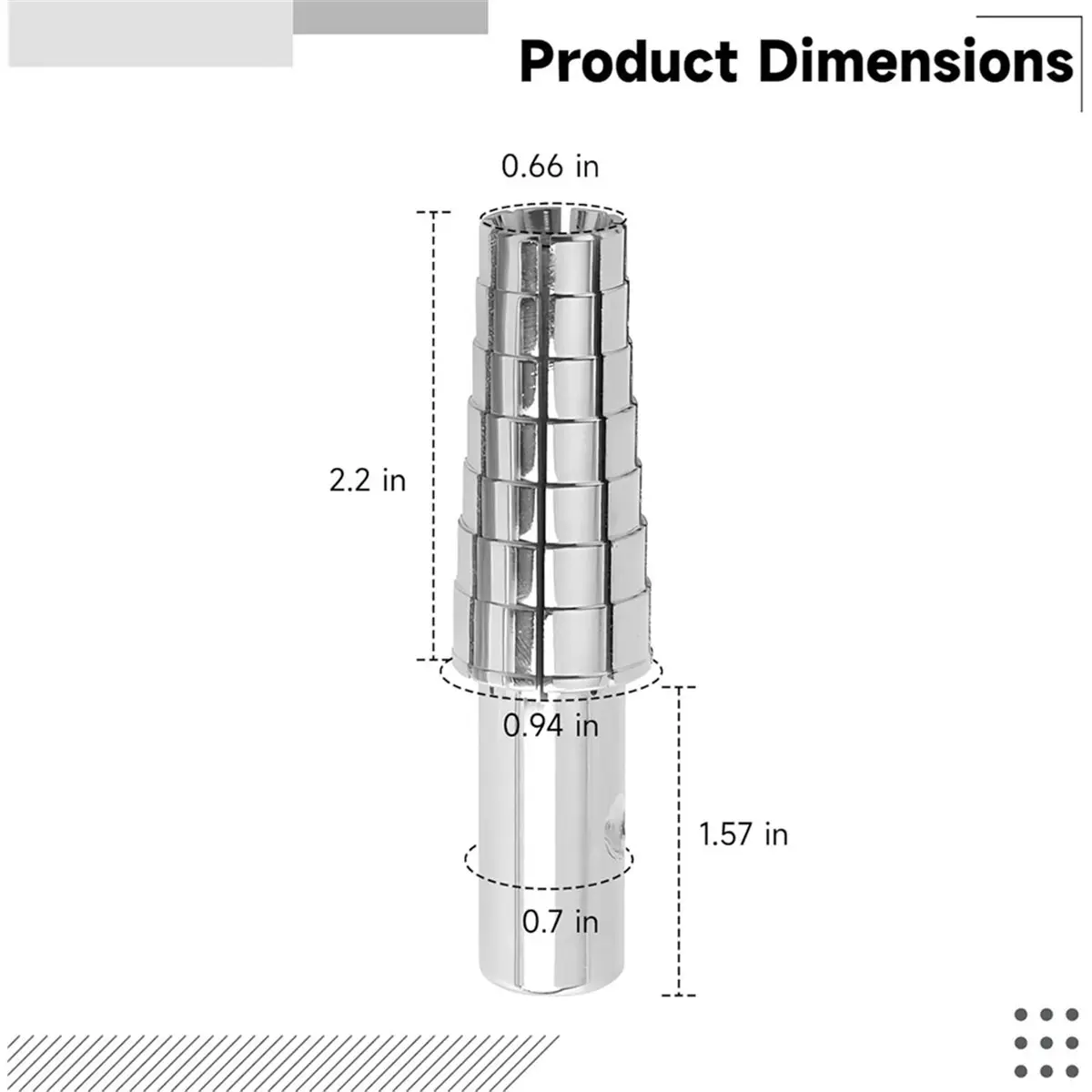 High Quality Jewelry Making Tool Set, Expanding Ring Mandrel, Professional Sizer with Hex Wrench for Resizing and Repairing