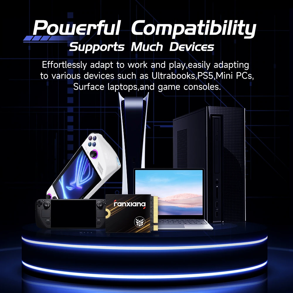 Fanxiang S730 M.2 2230 SSD 7300 ميجابايت/ثانية 500 جيجابايت/1 تيرا بايت M.2 NVMe PCIe 4.0 SSD القرص الصلب محرك الحالة الصلبة الداخلي لأجهزة الكمبيوتر المحمول على سطح البخار