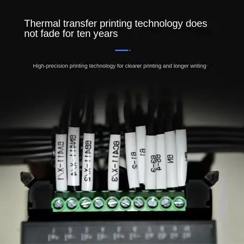 Portable number tube printer heat shrink tube marking machine LK280 bluetooth marking machine wire coding number tube printer