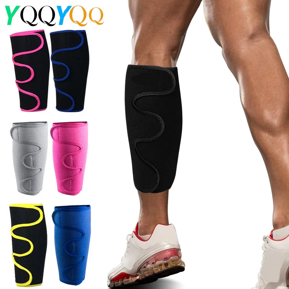 

1Pcs Calf Support Brace, Adjustable Shin Splint Compression Calf Wrap Sleeve for Muscle Swelling Pain Relief Hiking Training