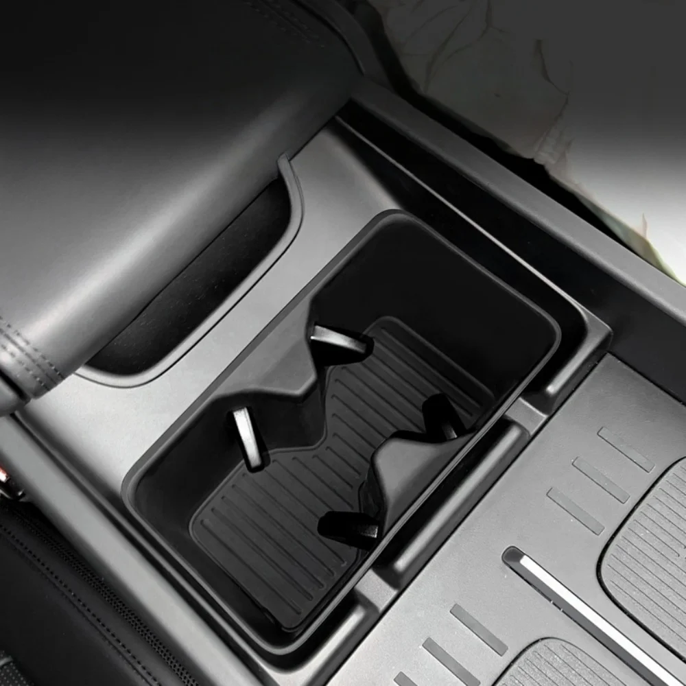 

For Hyundai Santa Fe 2026 2025 2024 Cup Holder Insert Interior Accessories Center Console Slicone Cup Holder Cover Liner