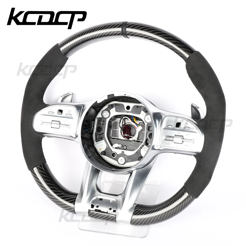 

Fit For Benz A B E GLA CLA GLC GLS GLE C Class W205 W204 Old Model Upgrade New Model Carbon Fiber Steering Wheel