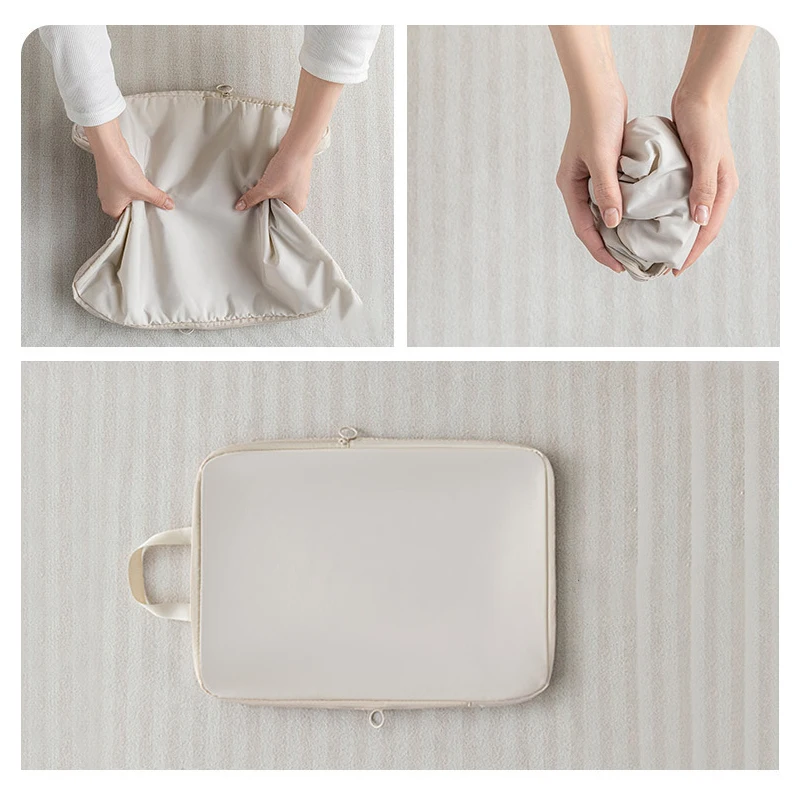 Compressed Packing Cubes Travel Bags For Shoes Socks Underwear Bras Make-up Storge Bags Portable Organizer Travel Supplies