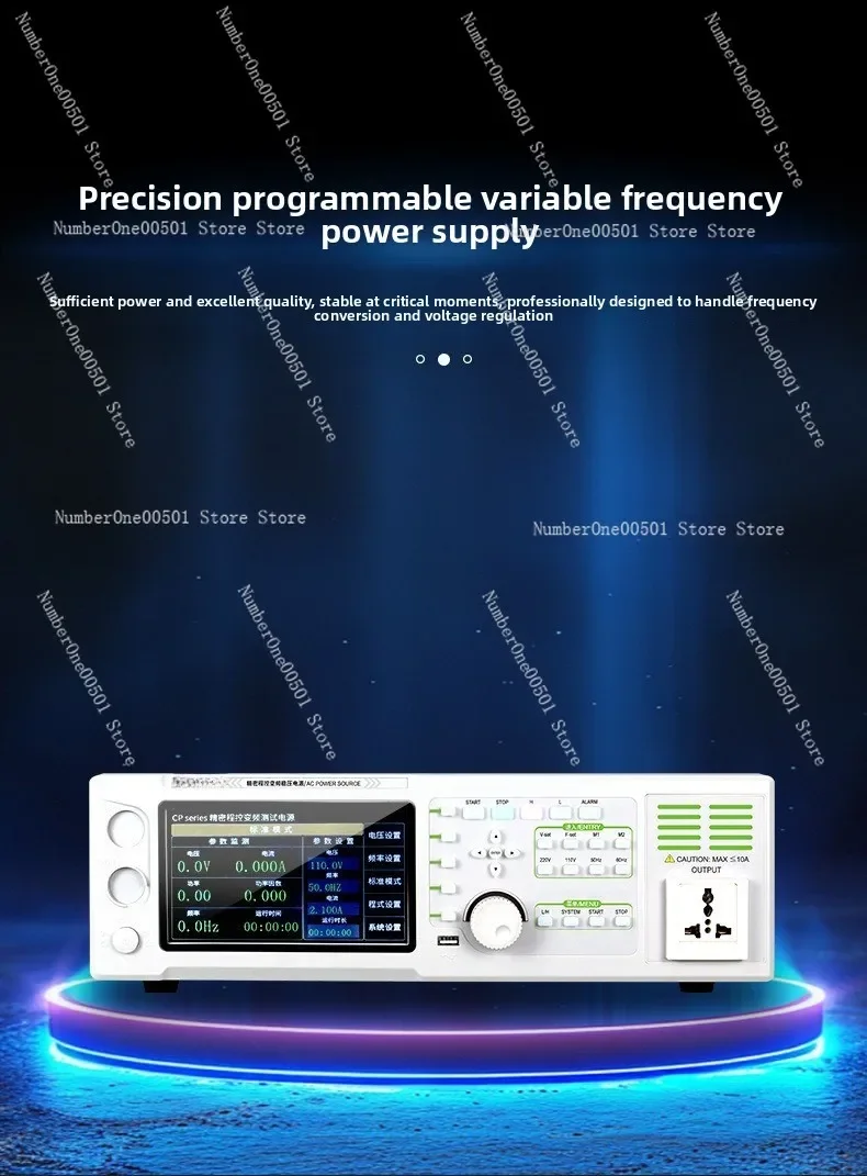 

Programmable AC Frequency Power Supply 110V 50Hz 5KVA Single Phase Three Phase High Power Adjustable Power Supply