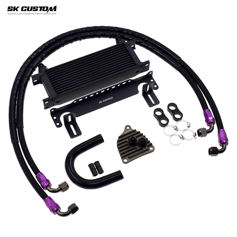 

For MINI F54/55/56/57/60 B48/38 GA6F21AW 6A/MT Transmission Cooler For BMW 1Series 2Series F52 F45/46 X1 F49 Gearbox Cooling Kit