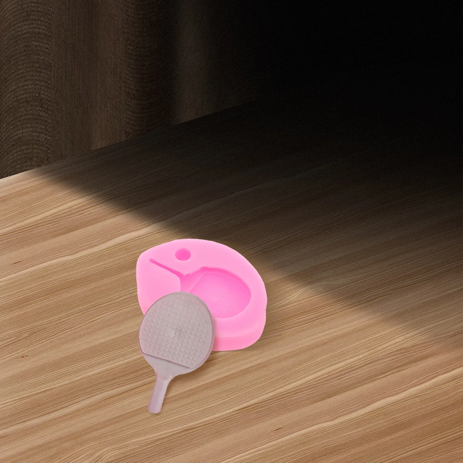 

Table Tennis Racket Mold Silicone Cake Decoration Molds Chocolate Candy Making Supplies Pong Paddle Shape Baking Tools