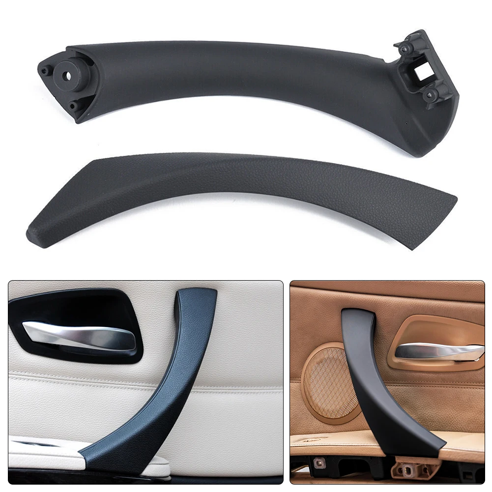 For BMW 3-Series E90 E91 Car Inner Door Handle Panel Sedan Pull Trim Cover 51417230850 51419150336 51417230849 51419150335