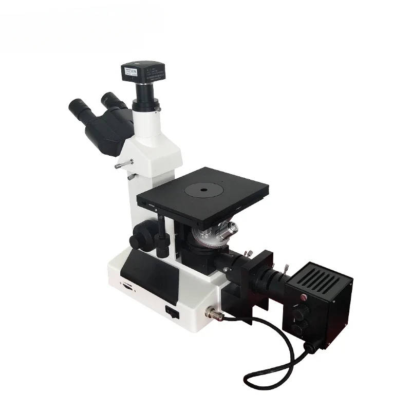 Three eye inverted metallographic analyzer metallographic microscope