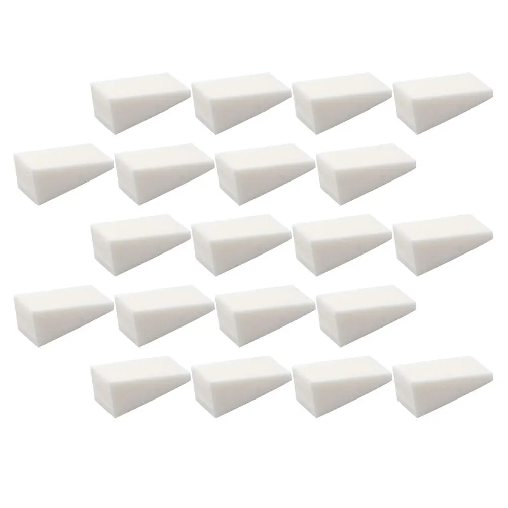 48 pezzi cunei in spugna per cuneo per trucco per nail art sbiadito rimozione smalto kit di tamponi di cotone soffio per pulizia del viso