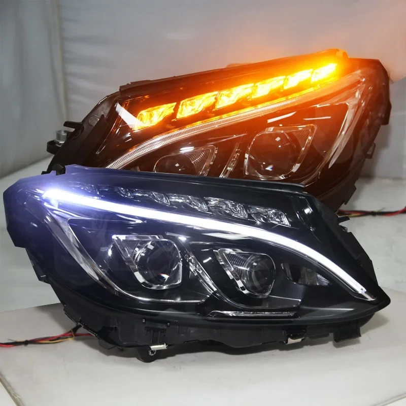 

AirowNew Arrival Full LED Headlight For Mercedes Benz C Class W205 C180 C200 C280 C300 C63 2015-2018 Year