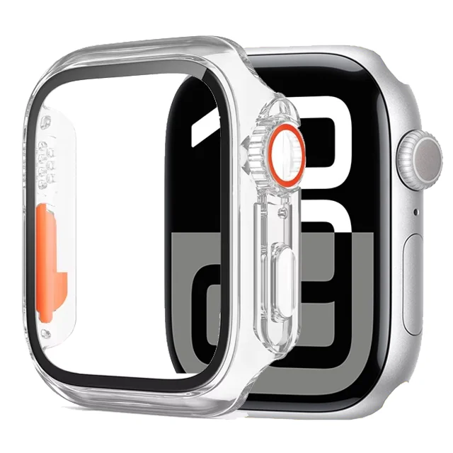 Glas+Hülle für Apple Watch 11 10 46mm 42mm 9 8 7 45mm 41mm Displayschutzfolie Change Ultra 3/2/1 Stoßfänger-Abdeckung iWatch 6 5 4 SE3/2/1 – Detail 14
