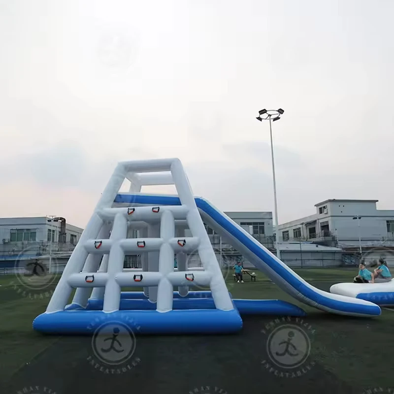 

Inflatable Water Park Slide, Rock Climbing Slide Amphibious Large Outdoor Water Parkpromote sales