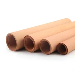 Recycled Leather Paper Vegetable Tanned | Full Grain Leather Tan for Tooling Carving Dyeing Embossing Stamping (0.4-1.0MM Thick)