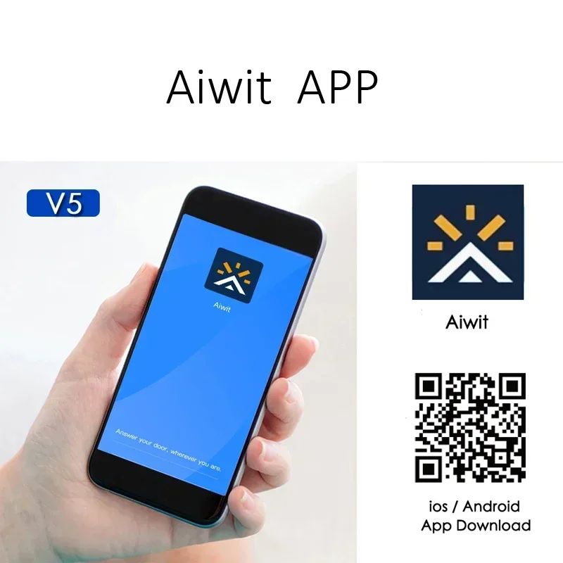 HD Smart Home Wireless Wifi Doorbell Camera Security Video Intercom IR Night Vision AC Battery Operated House Security Doorbell