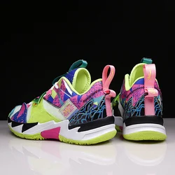 Men Basketball Shoes Couple Brethable Outdoor Sports Shoes Women Basketball Sneakers Men Trainer Gym Shoes Male High-top