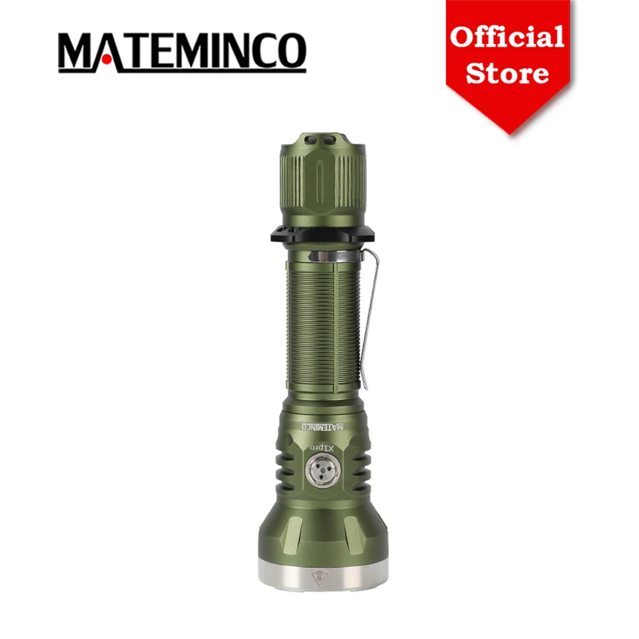 Mateminco X1 Pro 1350m Long Range Distance Throwing 21700 Battery Tactical LED LEP Flashlight Torch for Searching, Hunting