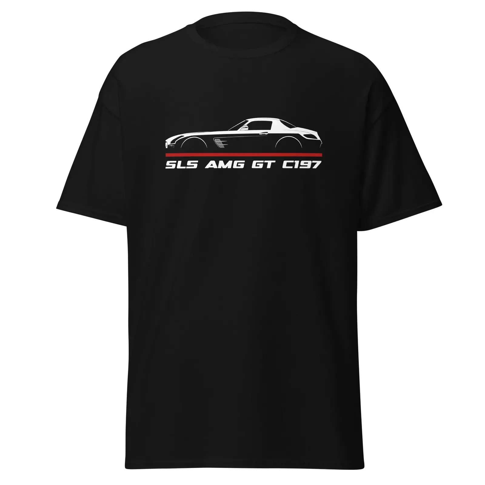 2024 Men T Shirt Casual Mercede SLS GT C197 2012-2014 Car Enthusiast T-shirt Graphic Summer Short Sleeves 100% Cotton S-3XL Tee