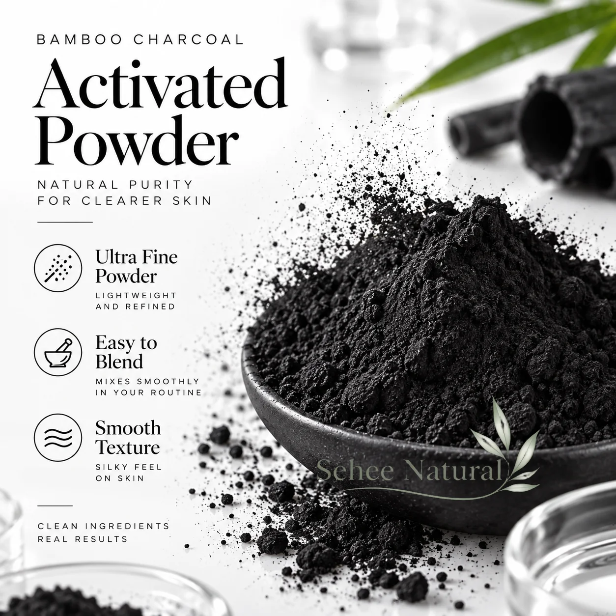 Bamboo Charcoal Activated Powd - đánh giá và giá Activated Charcoal Powder