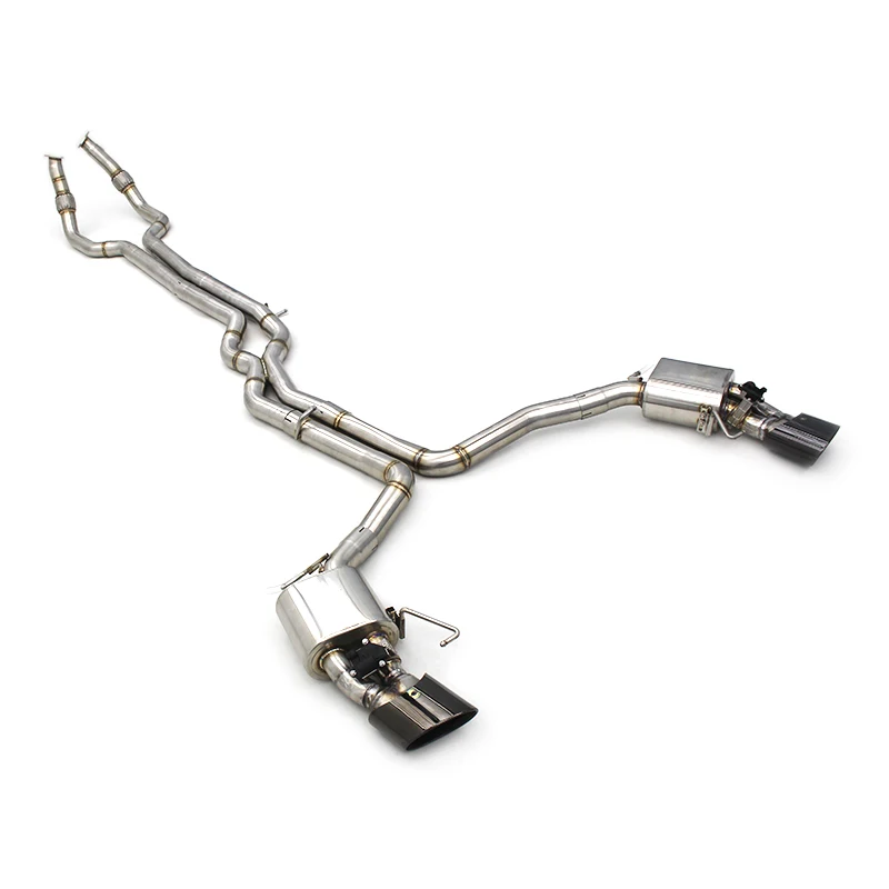 

OEM Valvetronic Exhaust Pipes For Audi RS6/RS7 C8 4.0T 2019-2024 Stainless Steel Catback Valvetronic Rs Performance Tips