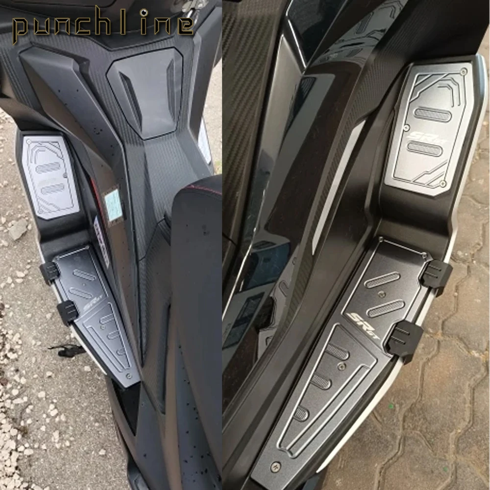 Fit For SR GT200 SR GT125 2022-2025 Motorcycle Footrest Plate Footboard Steps Scooter Accessories Foot Pegs Plate Pads