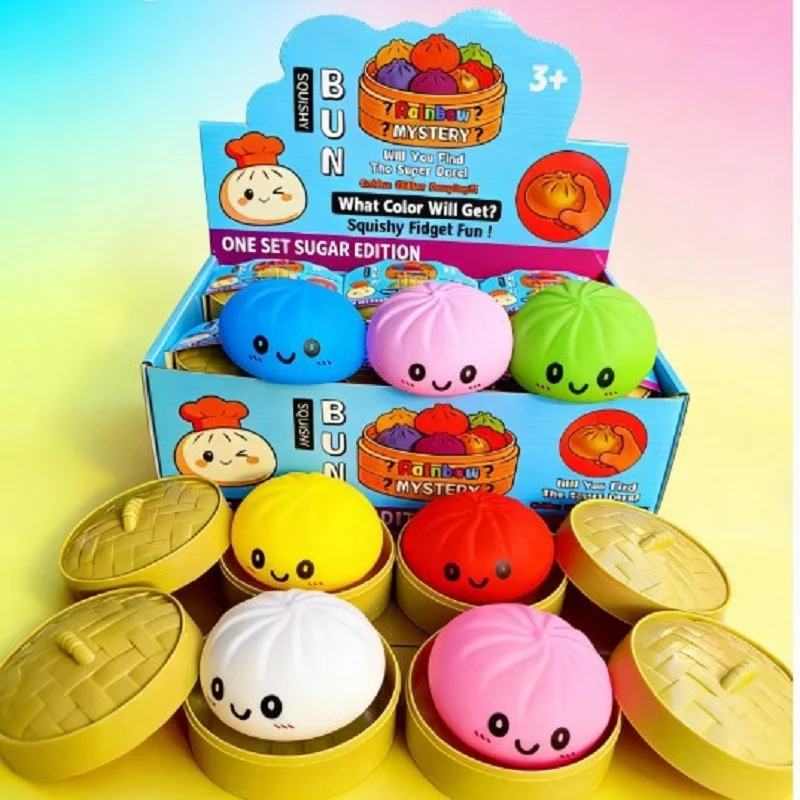 Hot Dumpling Pressure Ball Slow Rebound Soft Pinch Decompression Office Home Decorat Children Adults Birthday Gifts