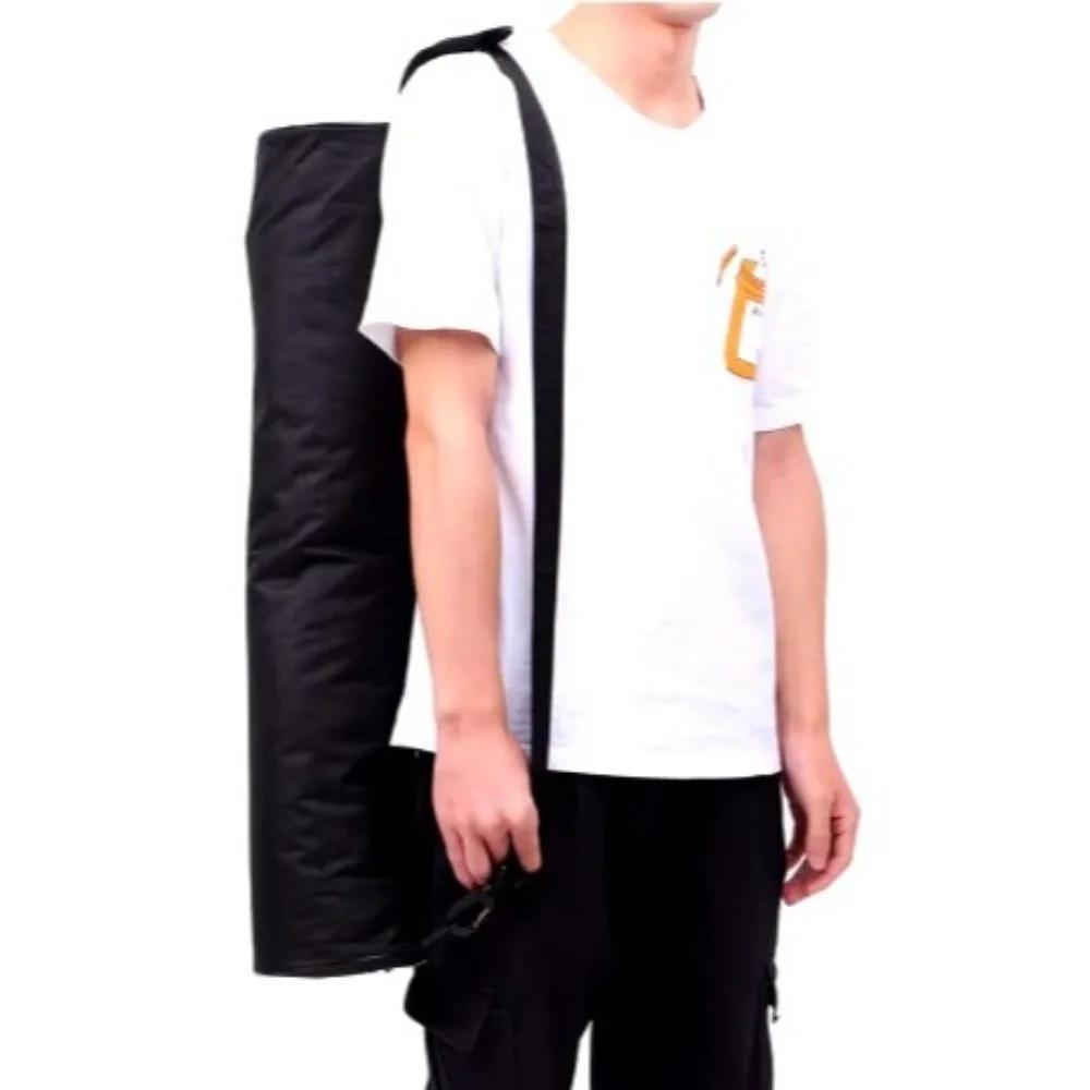 

Thickened Yoga Mat Bag Double Zipper Folding Pilates Mat Backpack Large Capacity Adjustable Strap Sports Pad Cover Men Women