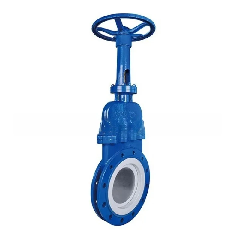 Slag Clip-On Electric Gate Valve Wear-Resistant Fully Lined Ceramic Knife Gate Valve