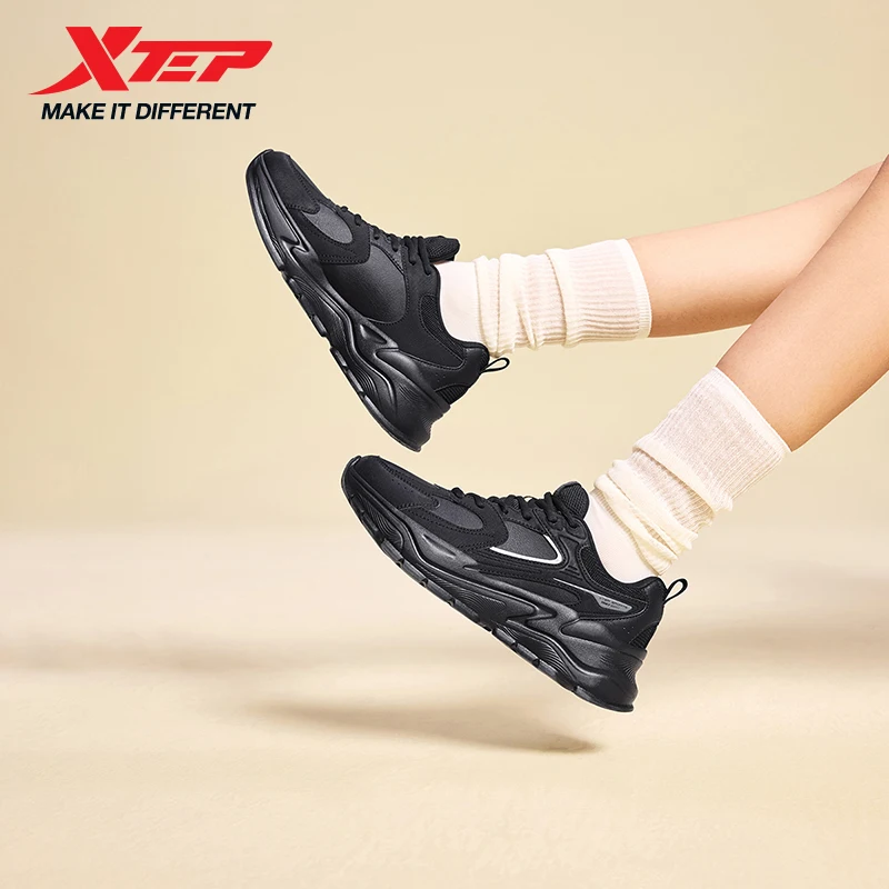 

Xtep Casual Shoes For Women Street Style Lace Up Lightweight Cushioning Outdoor Rebound Soft Stability Sneakers 875418320012