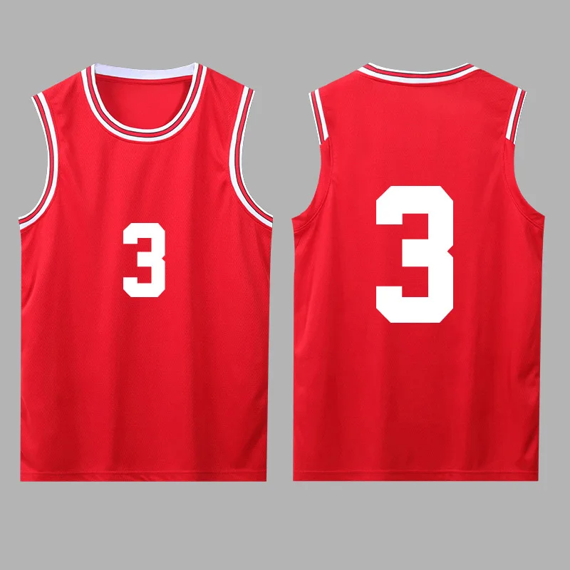 Men Basketball Jersey , Male Quick Dry College Basketball t-shirt , Children Basketball Shirt Women's Sports Kits Red Uniform