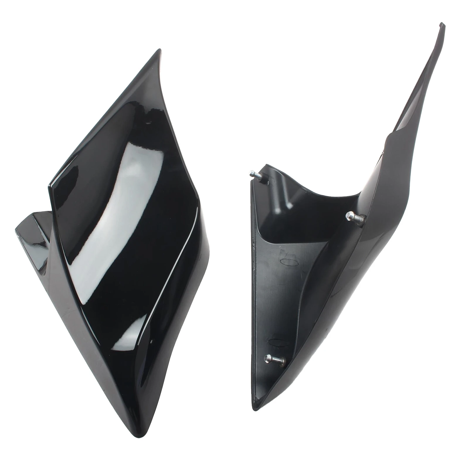 Para harley touring 2014 + motocicleta preto esticado estendido lado cobre painéis de plástico abs para estrada glide especial fltrxs