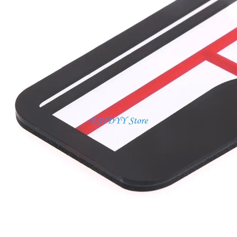 G6DE Golf Putting Alignment Mirror พร้อม Golf Putter Line Golf Putting Mirror สำหรับ Golf Putting Practice 12 "L ×