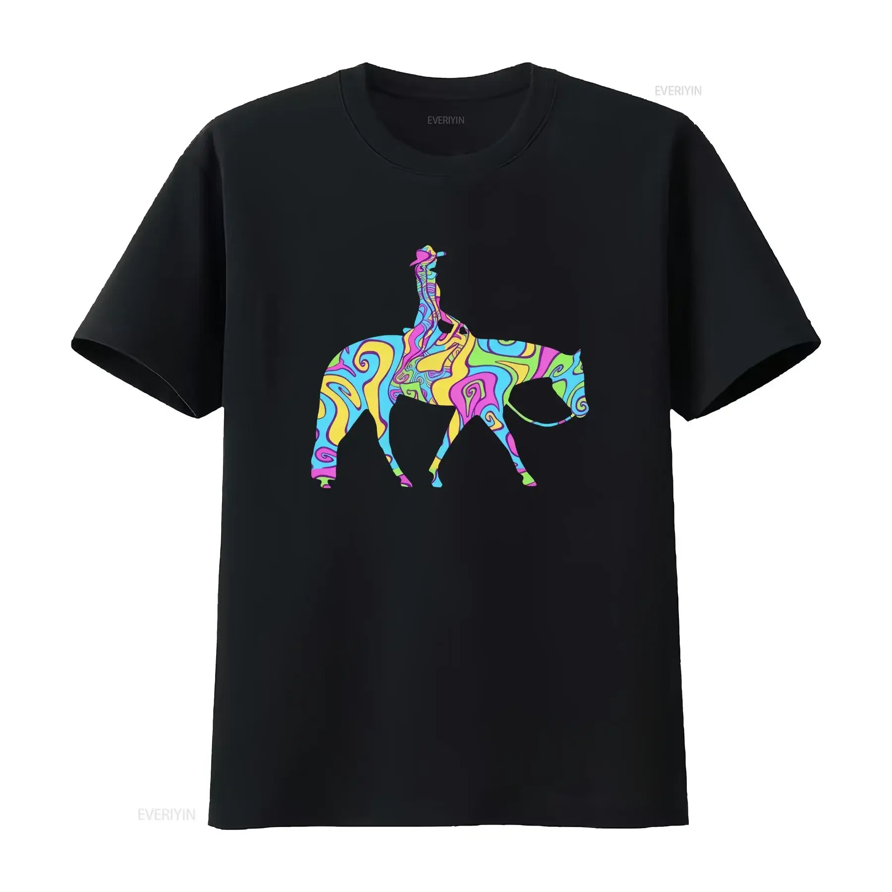 t shirt Groovy Western Pleasure vintage Washed Unisex Soft designer clothes Casual Breathable homme streetwear Stretched