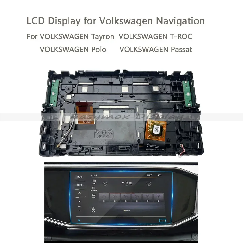 

LCD Display for Volkswagen VW Tayron/X/GTE T-ROC Polo Passat B8 GPS Media Navigation Screen Repair