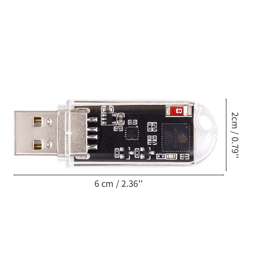 ESP32 KEY V1.0 Development Board USB Dongle Bluetooth Gateway Splaton Hardware Key 4MB Flash CH343P MINI USB Flash Disk Tools