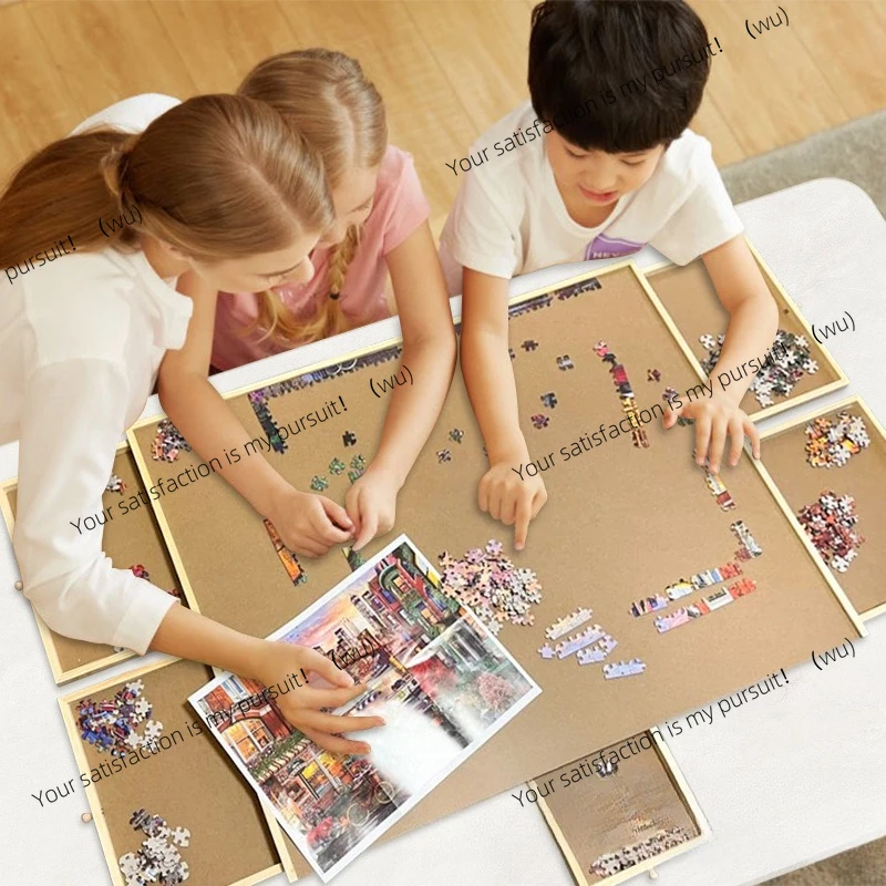 

1500 pieces/1000 pieces rotating puzzle table, puzzle storage