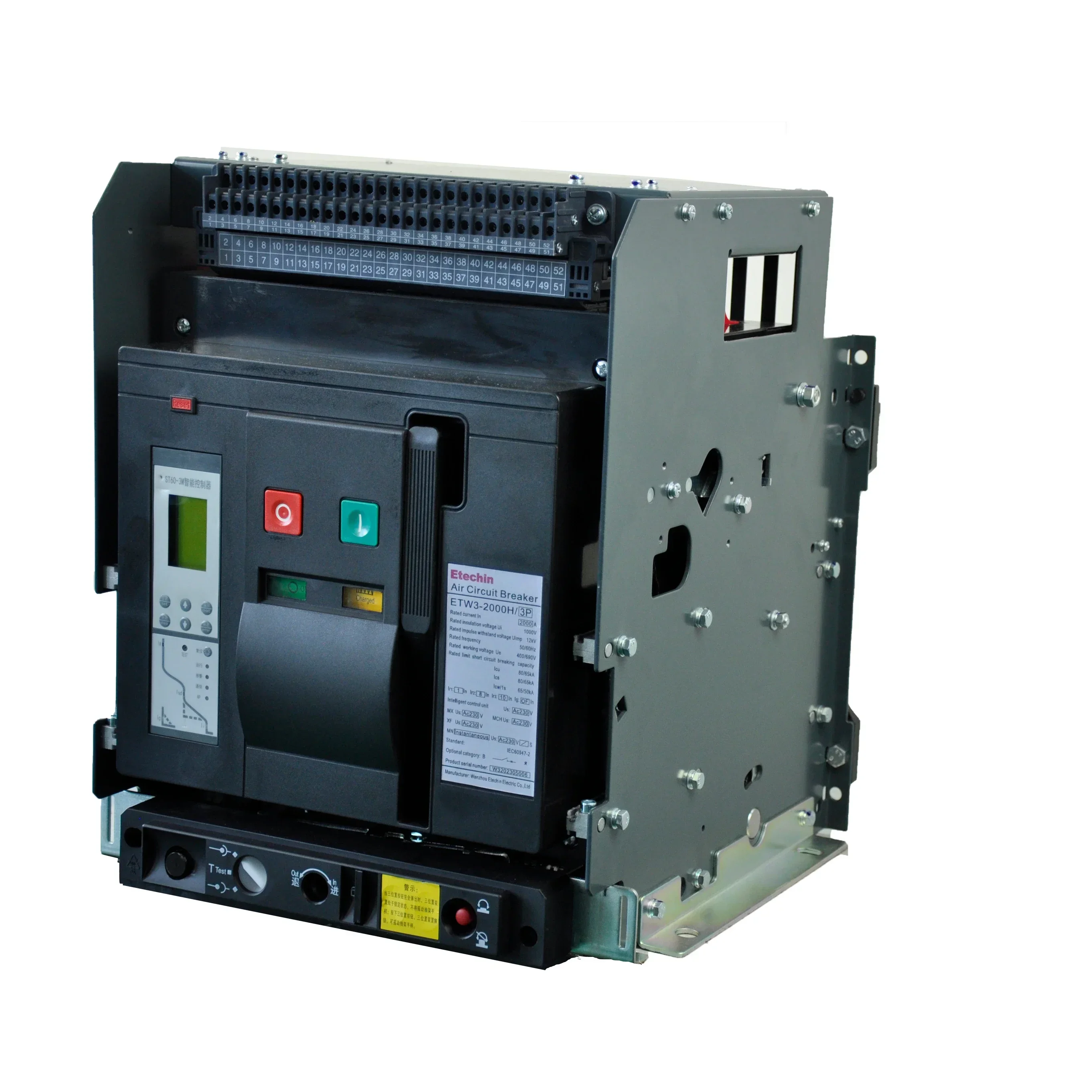 

High-Performance Intelligent 2500 Amp AC Circuit Breaker Air Circuit Breakers with 10ka & 6ka Breaking Capacity