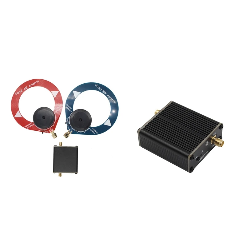 

High Impedance Amplifier Suitable For SDR Walkie Talkie Small Loop Antenna With Donut AM MW/SW Mini Loop Antenna Durable 1Set