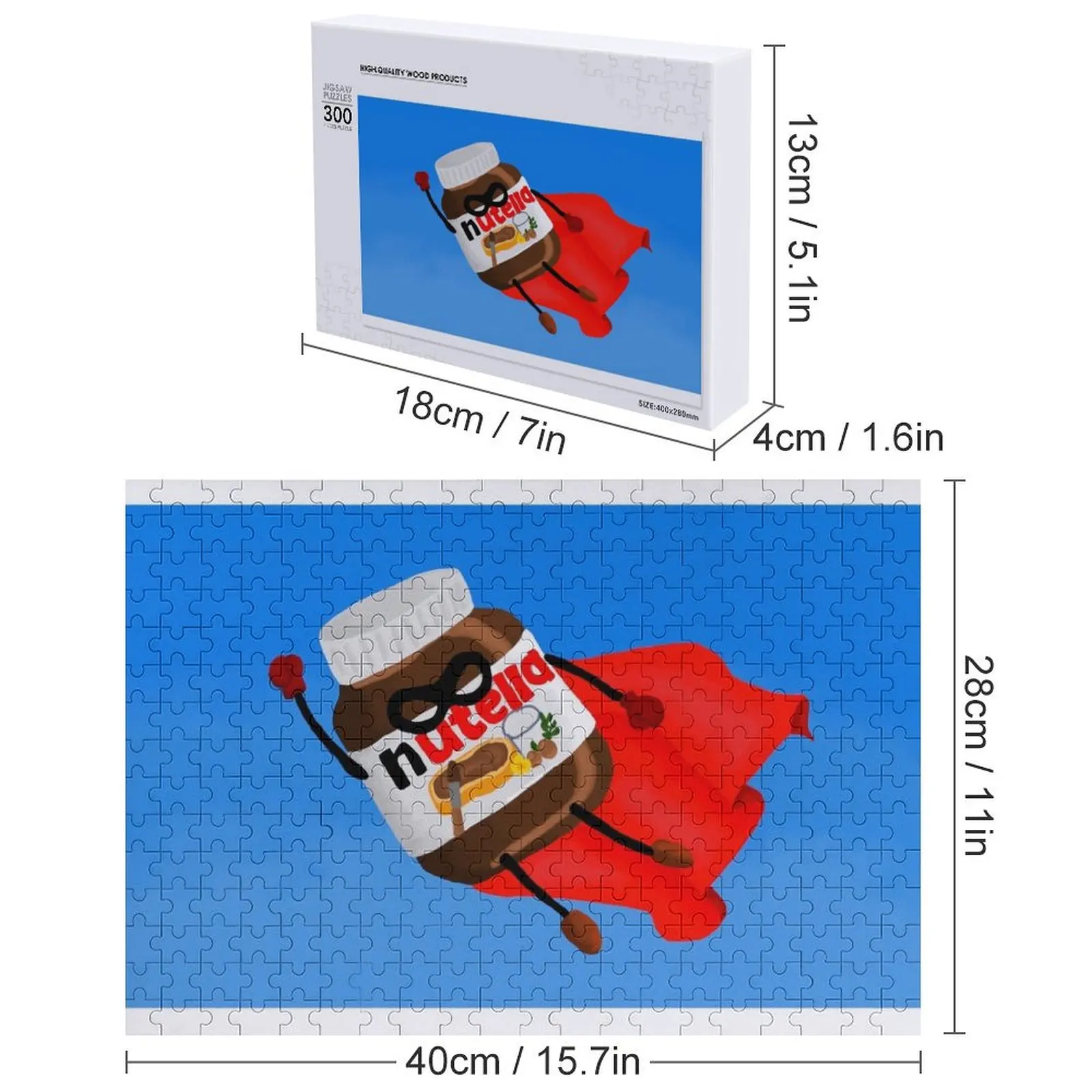 Super Nutella Jigsaw Puzzle Diorama Accessories Jigsaw Custom Woodens For Adults Wooden Animal Puzzle