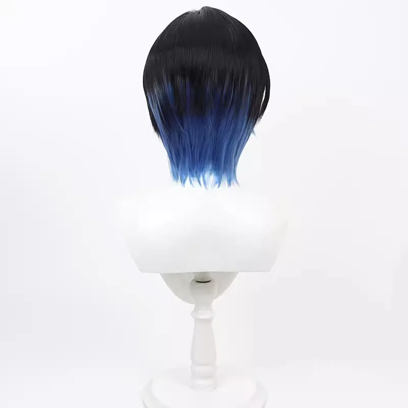 อาซูร์ เลน อุลริช ฟอน ฮุตเทน คอสเพลย์วิกผมไล่ระดับสีเกมมือถือของขวัญวันฮาโลวีน