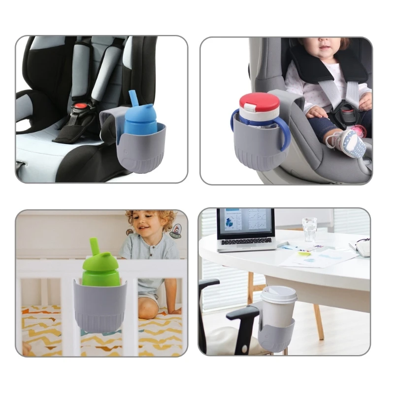 Baby Car Safety Seat Cup Holder Drink Beverage Stand Snack Storage Tray Food Drink WaterBottleOrganizer Auto Accessory