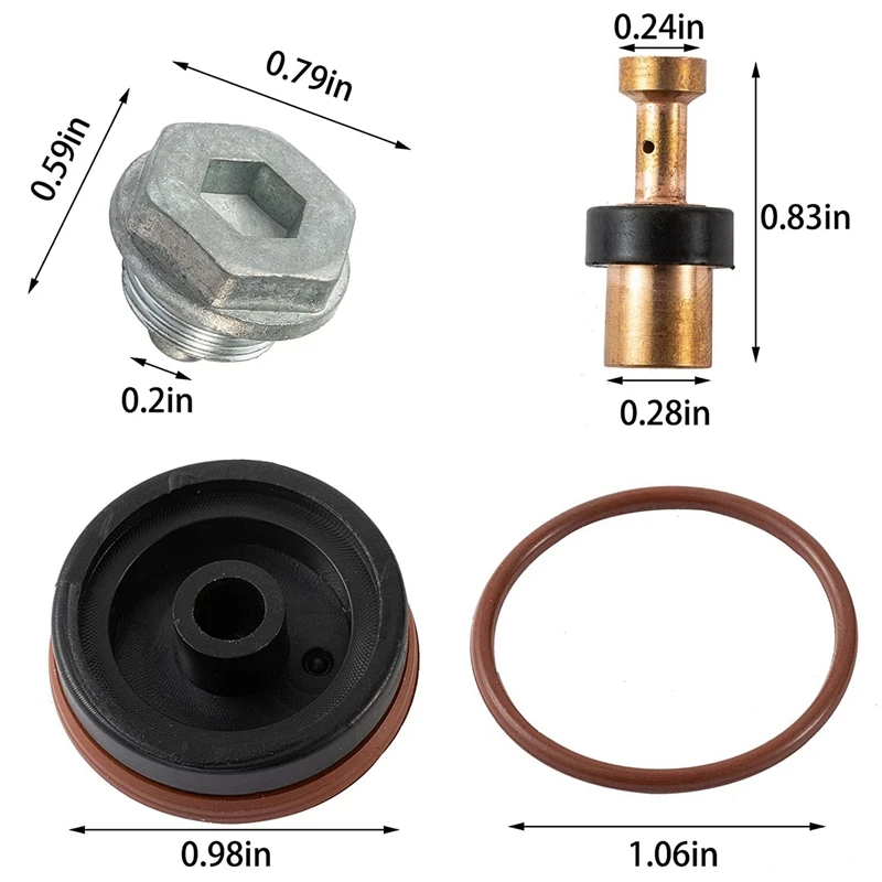 BAAR-N008792 D55155 Replacement Air Compressor Regulator Repair Kit, Compatible With Craftsmancompressor Regulator Repair Kit