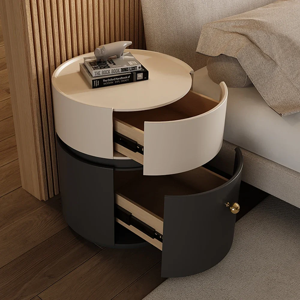 

Luxury Modern Nightstand Bedside Storage Drawer Decor Nordic Bedside Table Trendy Space Saving Mesa De Cabeceira Home Furniture