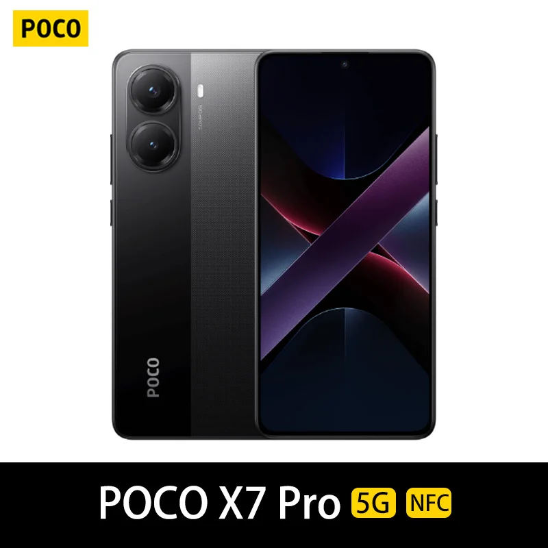 POCO X7 Pro 5G, NFC, Dimensity 8400-Ultra, 50 MP Camera, 1.5K 120Hz CrystalRes AMOLED Display, 6000 mAh Battery