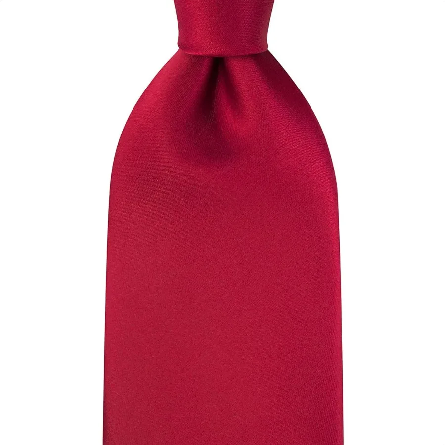 Комплект атласных галстуков KissTies, однотонные галстуки, мужской галстук + карманный квадрат