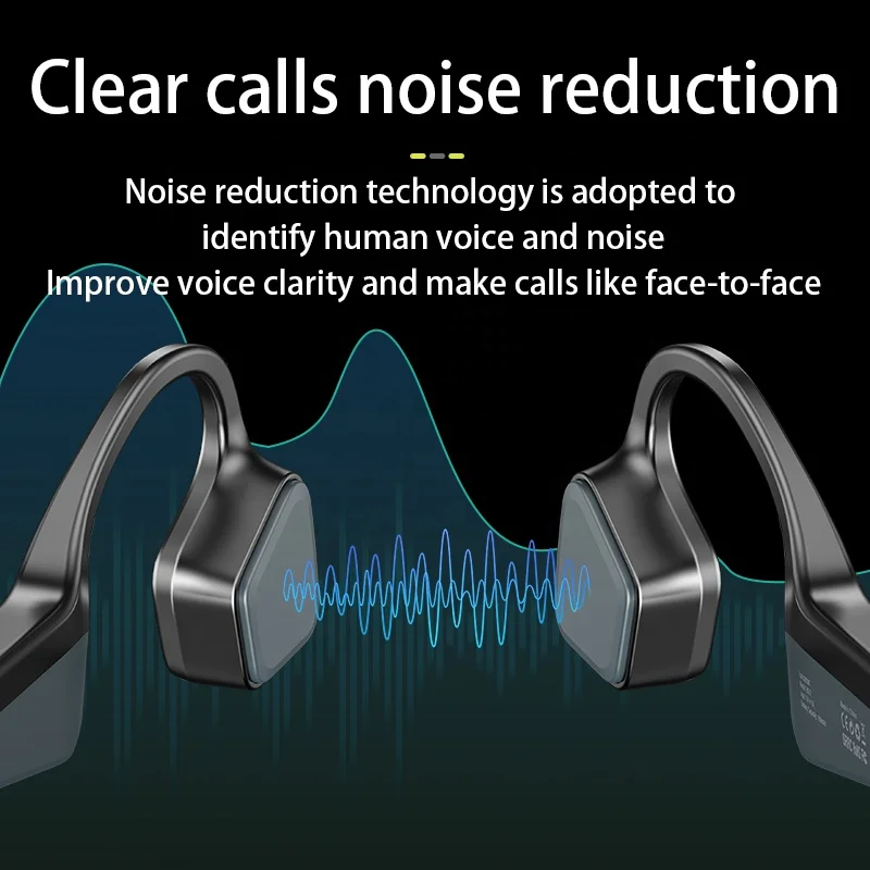 เปิดหูกีฬาหูฟังบลูทูธไร้สายชุดหูฟังบลูทูธ Bone Conduction หูฟัง Swing หูฟังฟรี